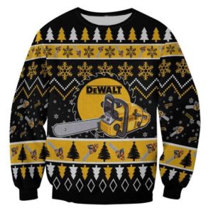 Dewalt Lover Christmas Gift Sweater AOP Sweater Black S