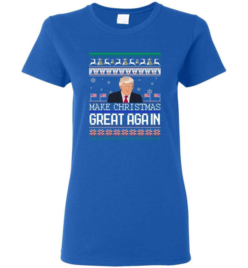 donald-trump-american-flag-make-christmas-great-again-christmas-shirt-ladies-t-shirt-royal-s-1.jpeg Donald Trump American Flag Make Christmas Great Again Christmas Shirt Ladies T-Shirt Royal S