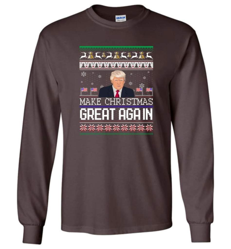 donald-trump-american-flag-make-christmas-great-again-christmas-shirt-long-sleeve-dark-chocolate-s-1.jpeg Donald Trump American Flag Make Christmas Great Again Christmas Shirt Long Sleeve Dark Chocolate S