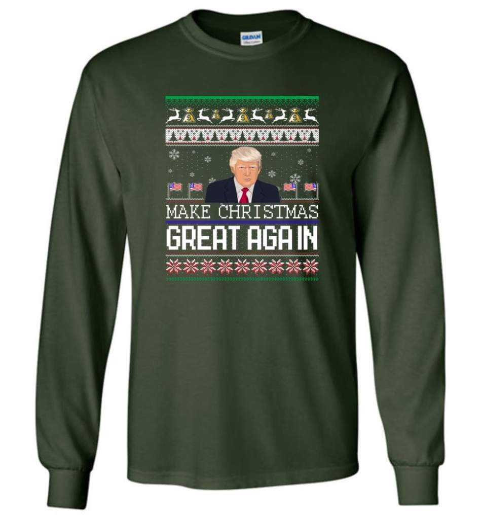 donald-trump-american-flag-make-christmas-great-again-christmas-shirt-long-sleeve-forest-green-s-1.jpeg Donald Trump American Flag Make Christmas Great Again Christmas Shirt Long Sleeve Forest Green S