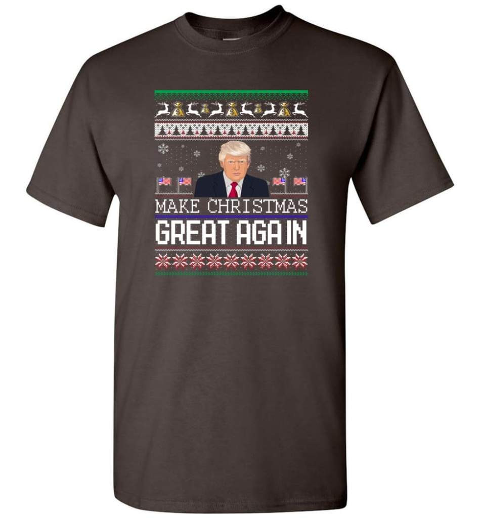 donald-trump-american-flag-make-christmas-great-again-christmas-shirt-unisex-t-shirt-dark-chocolate-s-1.jpeg Donald Trump American Flag Make Christmas Great Again Christmas Shirt Unisex T-Shirt Dark Chocolate S