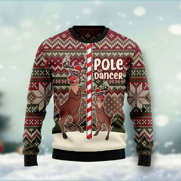funny-christmas-ugly-pole-dancer-reindeer-santa-christmas-sweater-aop-sweater-maroon-s.jpeg Funny Christmas Ugly Pole Dancer Reindeer Santa Christmas Sweater AOP Sweater Maroon S