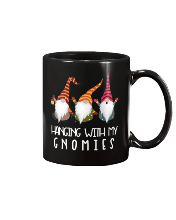 Hanging With My Gnomies Christmas Coffee Mug Mug 11oz Black One Size