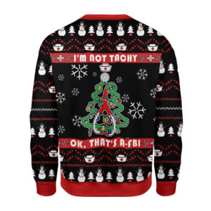 I'm Not Tachy That's A-FBI 3D Christmas Sweater product photo 2