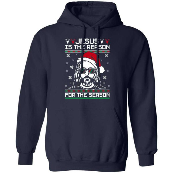 Jesus Is the Reason For The Season Christmas Christmas Shirt Hoodie Navy S
