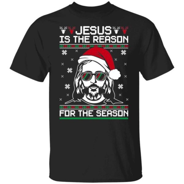 Jesus Is the Reason For The Season Christmas Christmas Shirt Unisex T-Shirt Black S
