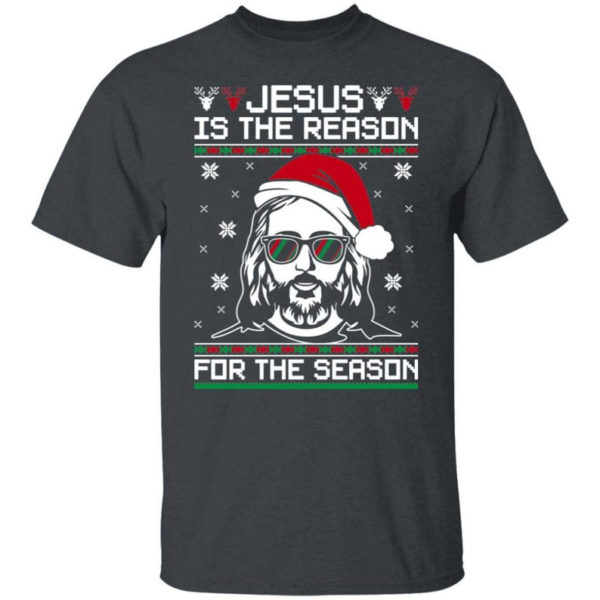 Jesus Is the Reason For The Season Christmas Christmas Shirt Unisex T-Shirt Dark Heather S