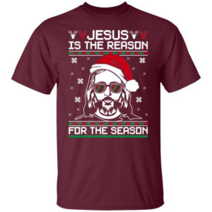Jesus Is the Reason For The Season Christmas Christmas Shirt Unisex T-Shirt Maroon S