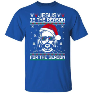 Jesus Is the Reason For The Season Christmas Christmas Shirt Unisex T-Shirt Royal S
