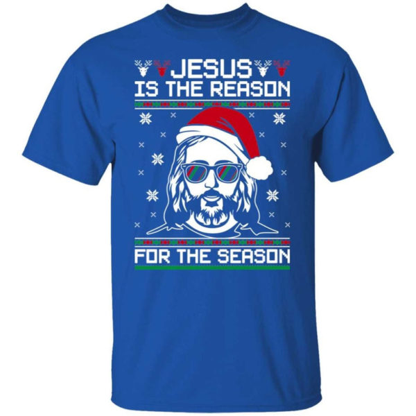 Jesus Is the Reason For The Season Christmas Christmas Shirt Unisex T-Shirt Royal S