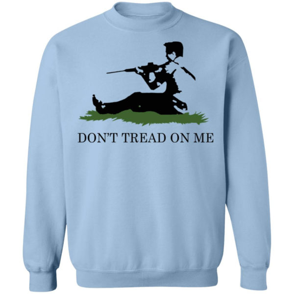 Kyle Rittenhouse Don’t Tread On Me Shirt Crewneck Pullover Sweatshirt Light Blue S