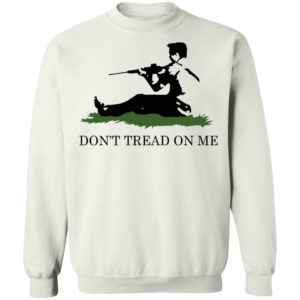 Kyle Rittenhouse Don’t Tread On Me Shirt Crewneck Pullover Sweatshirt White S