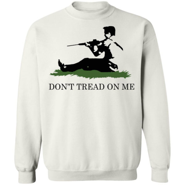 Kyle Rittenhouse Don’t Tread On Me Shirt Crewneck Pullover Sweatshirt White S