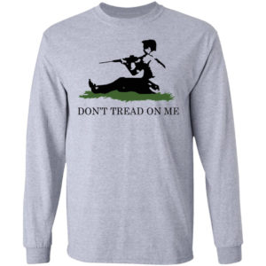 Kyle Rittenhouse Don’t Tread On Me Shirt LS Ultra Cotton T-Shirt Sport Grey S