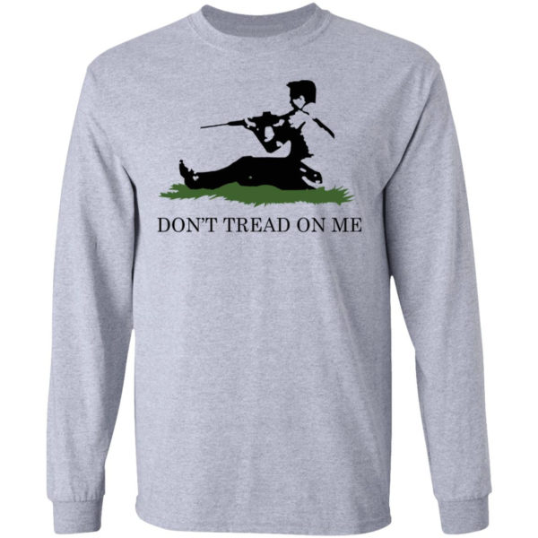 Kyle Rittenhouse Don’t Tread On Me Shirt LS Ultra Cotton T-Shirt Sport Grey S