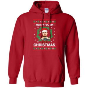 Merry Fookin Conor Mcgregor Christmas Shirt Hoodie Red S