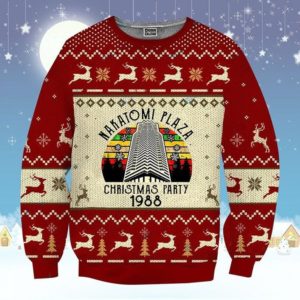 Nakatomi Plaza Christmas Party 1988 Christmas 3D Sweater AOP Sweater Red S