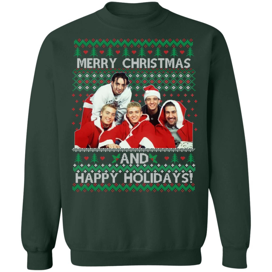 nsync-merry-christmas-and-happy-holiday-christmas-shirt-crewneck-pullover-sweatshirt-forest-green-s.jpeg NSYNC Merry Christmas And Happy Holiday Christmas Shirt Crewneck Pullover Sweatshirt Forest Green S