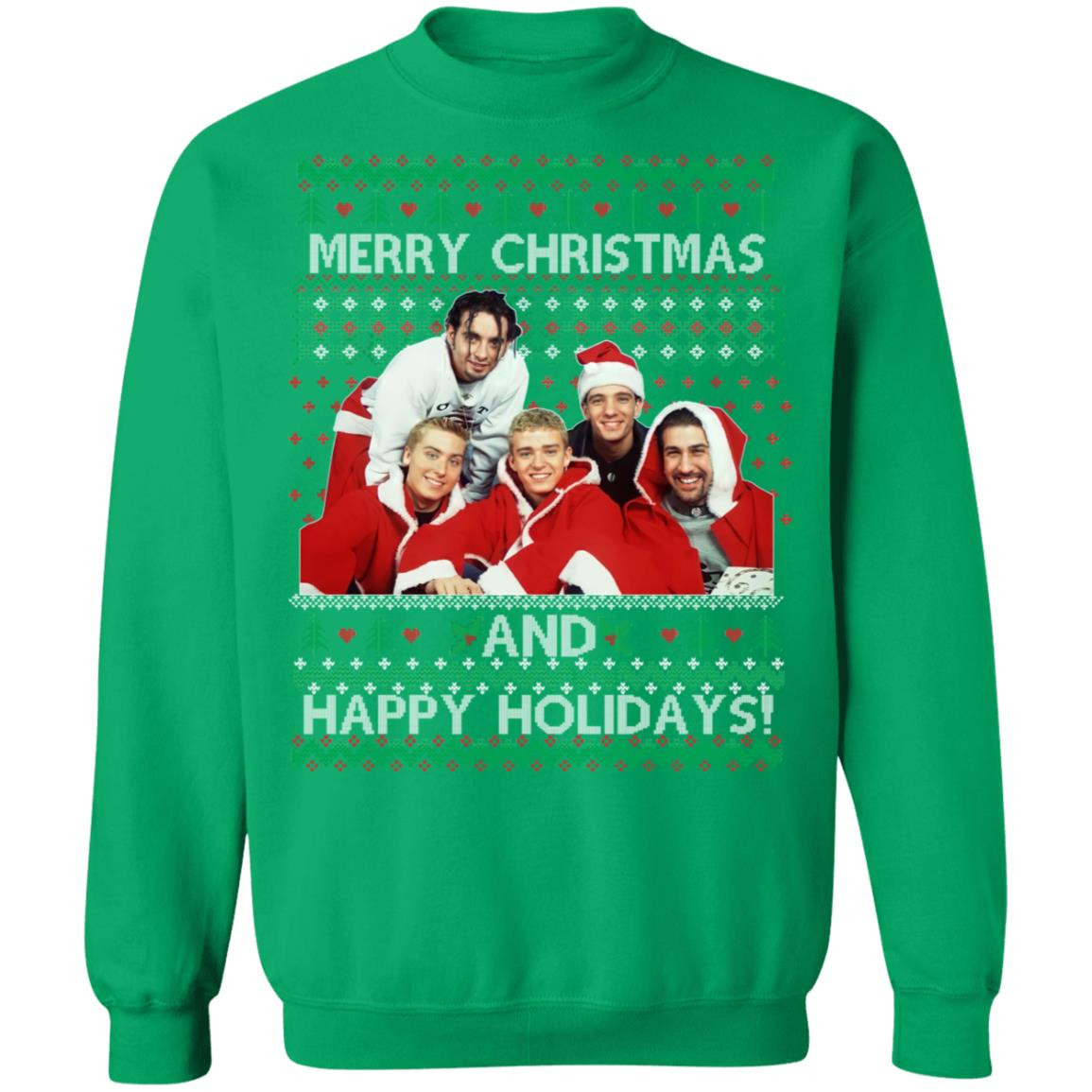nsync-merry-christmas-and-happy-holiday-christmas-shirt-crewneck-pullover-sweatshirt-irish-green-s.jpeg NSYNC Merry Christmas And Happy Holiday Christmas Shirt Crewneck Pullover Sweatshirt Irish Green S