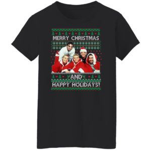 nsync merry christmas and happy holiday christmas shirt ladies t shirt black s 300x300 image NSYNC Merry Christmas And Happy Holiday Christmas Shirt Ladies T-Shirt Black S