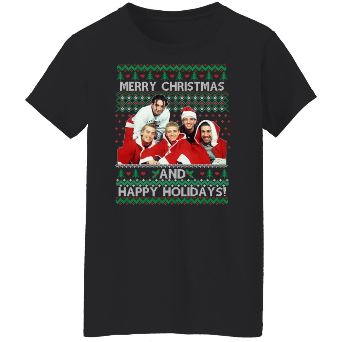 nsync-merry-christmas-and-happy-holiday-christmas-shirt-ladies-t-shirt-black-s.jpeg NSYNC Merry Christmas And Happy Holiday Christmas Shirt Ladies T-Shirt Black S