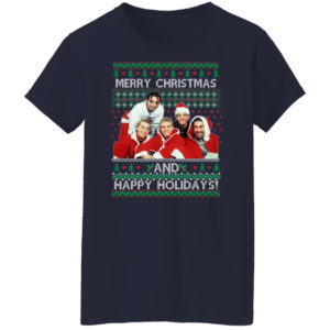 nsync merry christmas and happy holiday christmas shirt ladies t shirt navy s 300x300 image NSYNC Merry Christmas And Happy Holiday Christmas Shirt Ladies T-Shirt Navy S