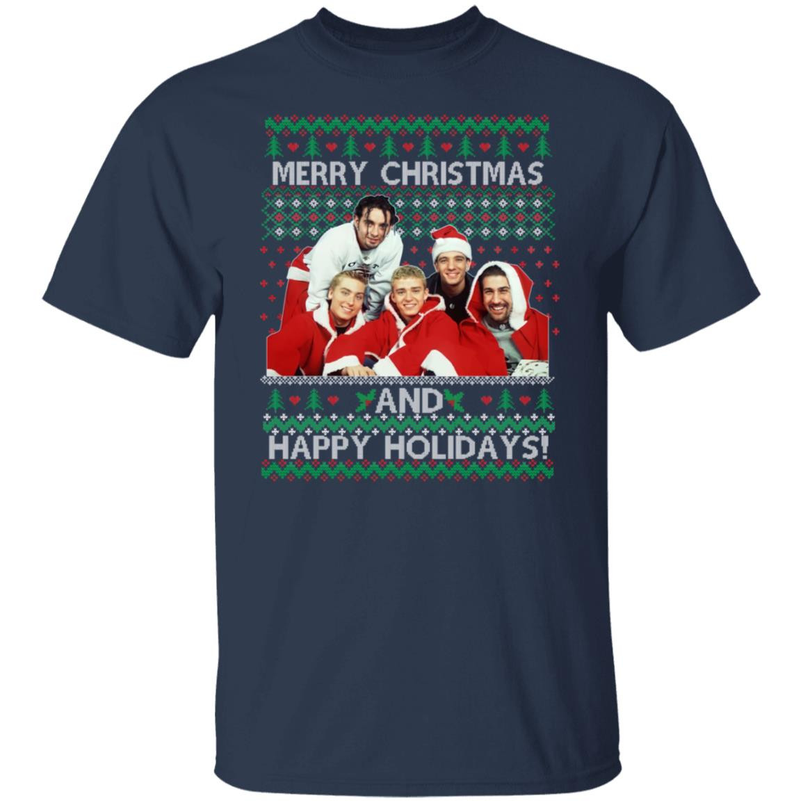 nsync-merry-christmas-and-happy-holiday-christmas-shirt-unisex-t-shirt-navy-s.jpeg NSYNC Merry Christmas And Happy Holiday Christmas Shirt Unisex T-Shirt Navy S