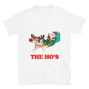 Santa And Rudolf I Do It For The Ho's Christmas Shirt product photo 4