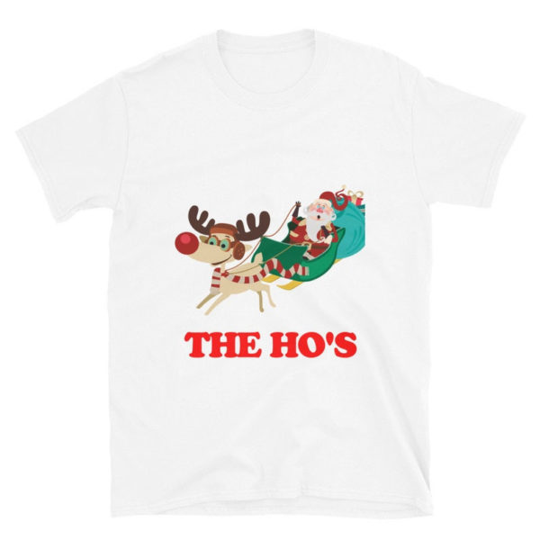 Santa And Rudolf I Do It For The Ho's Christmas Shirt product photo 4