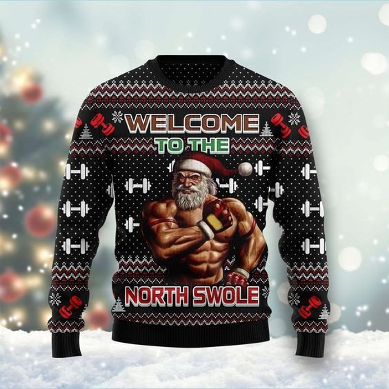 santa-boxing-welcome-to-the-north-swole-christmas-sweater-aop-sweater-black-s.jpeg Santa Boxing Welcome To The North Swole Christmas Sweater AOP Sweater Black S