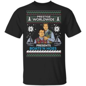 Step Brothers Prestige Worldwide Presents Boats’n Hoes Shirt Unisex T-Shirt Black S