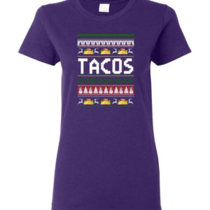 tacos lover ugly christmas shirt ladies t shirt purple s 3 300x300 image Tacos Lover Ugly Christmas Shirt Ladies T-Shirt Purple S