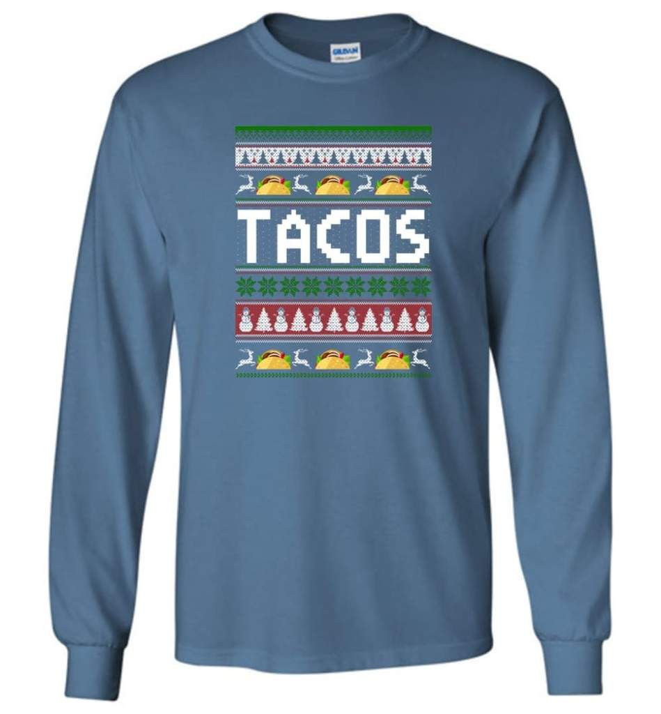 tacos-lover-ugly-christmas-shirt-long-sleeve-indigo-blue-s-3.jpeg Tacos Lover Ugly Christmas Shirt Long Sleeve Indigo Blue S