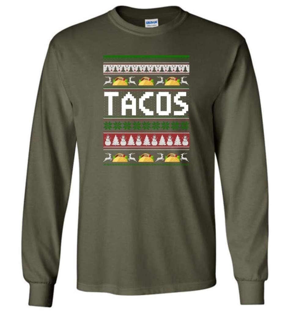 tacos-lover-ugly-christmas-shirt-long-sleeve-military-green-s-3.jpeg Tacos Lover Ugly Christmas Shirt Long Sleeve Military Green S