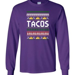 tacos lover ugly christmas shirt long sleeve purple s 3 300x300 image Tacos Lover Ugly Christmas Shirt Long Sleeve Purple S