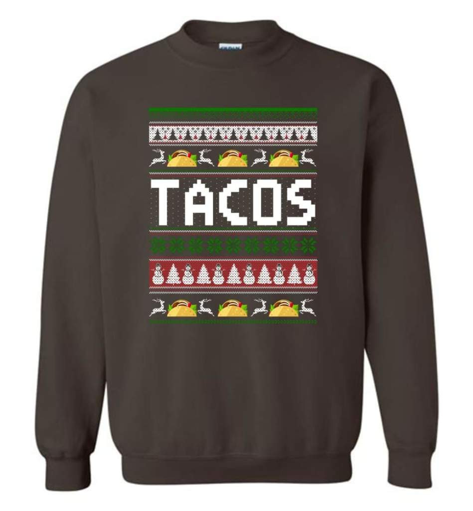 tacos-lover-ugly-christmas-shirt-sweatshirt-dark-chocolate-s-1.jpeg Tacos Lover Ugly Christmas Shirt Sweatshirt Dark Chocolate S