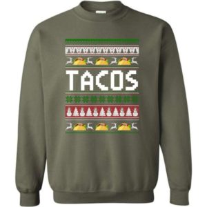 tacos lover ugly christmas shirt sweatshirt military green s 3 300x300 image Tacos Lover Ugly Christmas Shirt Sweatshirt Military Green S