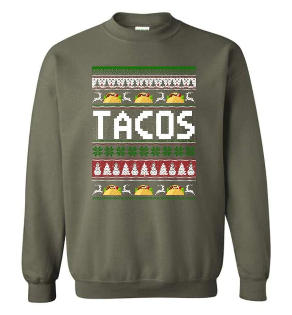 tacos-lover-ugly-christmas-shirt-sweatshirt-military-green-s-3.jpeg Tacos Lover Ugly Christmas Shirt Sweatshirt Military Green S