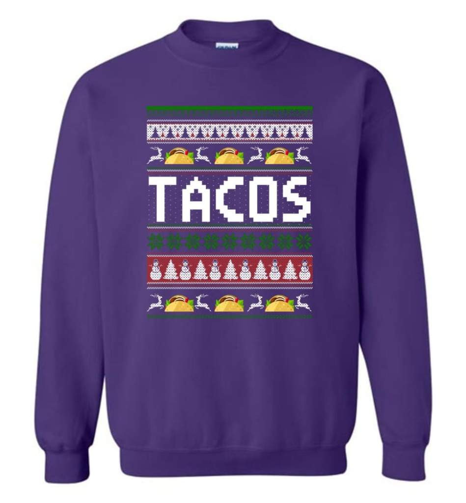 tacos-lover-ugly-christmas-shirt-sweatshirt-purple-s-1.jpeg Tacos Lover Ugly Christmas Shirt Sweatshirt Purple S
