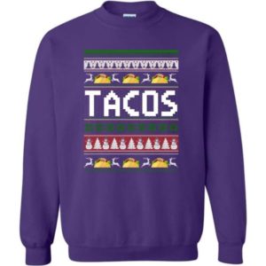 tacos lover ugly christmas shirt sweatshirt purple s 3 300x300 image Tacos Lover Ugly Christmas Shirt Sweatshirt Purple S