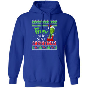 The Biden Who Stole Christmas Funny Biden Grinch Christmas Shirt Hoodie Royal S