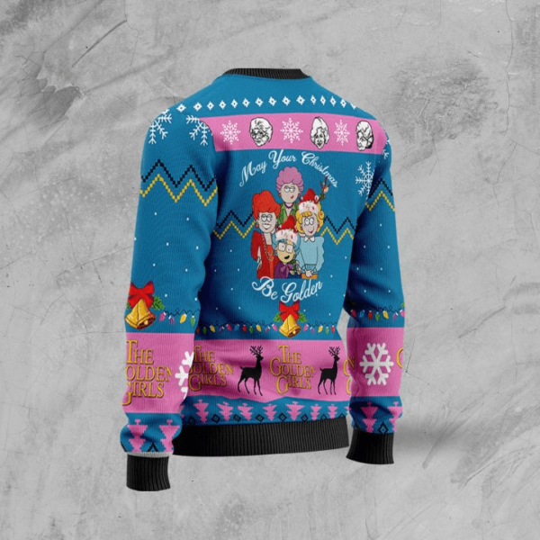 The Golden Girl May Your Christmas Be Golden Christmas Sweater product photo 2
