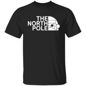 The North Pole Christmas Shirt Unisex T-Shirt Black S