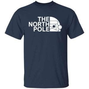 The North Pole Christmas Shirt Unisex T-Shirt Navy S