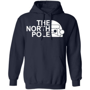 The North Pole Christmas Shirt Z66 Pullover Hoodie Navy S