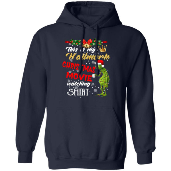 This Is My Hallmark Christmas Movie Watching Shirt Hoodie Navy S