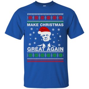 Ugly Christmas Donald Trump Make Christmas Great Again Christmas Shirt Unisex T-Shirt Royal S