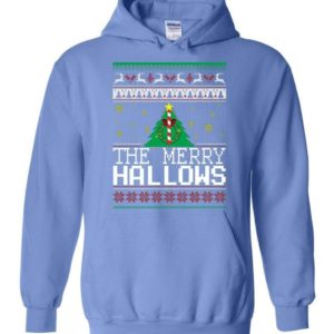 Ugly Christmas The Merry Hallows Christmas Shirt Hoodie Carolina Blue S