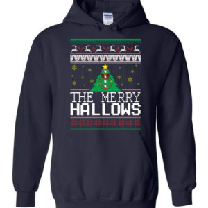 Ugly Christmas The Merry Hallows Christmas Shirt Hoodie Navy S