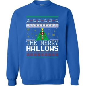 Ugly Christmas The Merry Hallows Christmas Shirt Sweatshirt Royal S